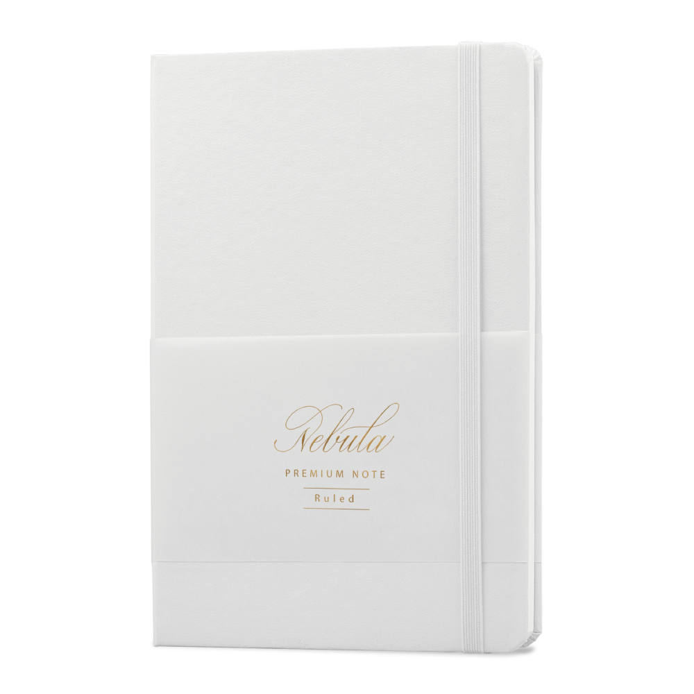 Nebula Note Premium Notebook - Ruled - Snow White