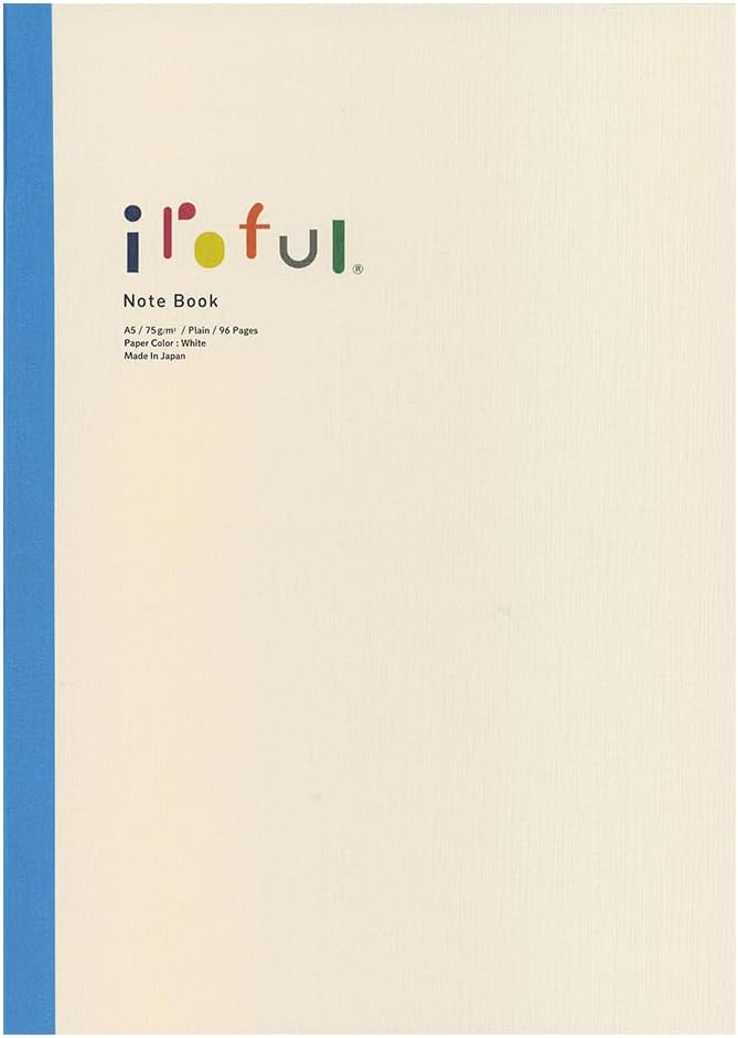 Sakae Technical Paper Iroful Notebook - A5 Blank 96 Pages