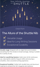 Load image into Gallery viewer, Colorverse Shuttle Dip Pen Nib - Brass