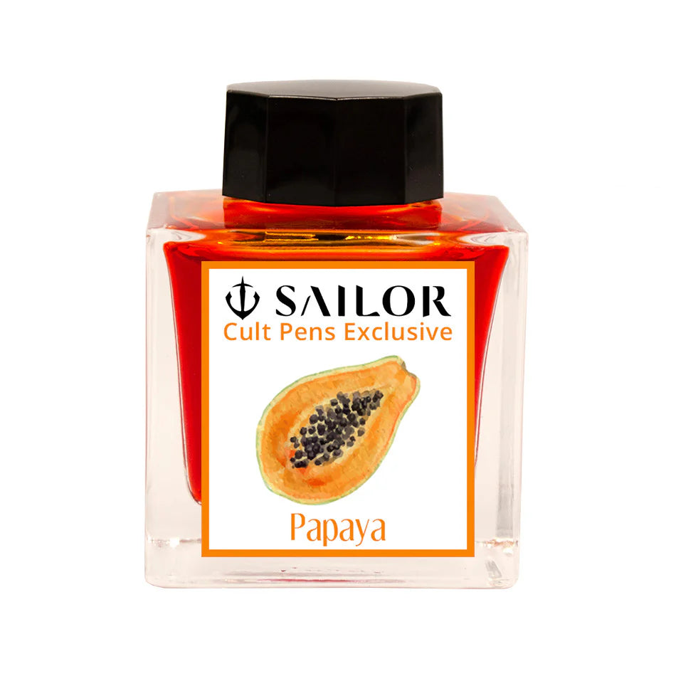 Sailor Cult Pens Papaya Ink 4ml Sample Gourmet Pens Shop