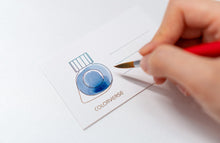 Load image into Gallery viewer, Colorverse Swatch Ink Art Card - Set of 50
