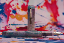 Load image into Gallery viewer, Franklin-Christoph x Gourmet Pens Model 31 Clipped Stars on Sapphire Lakes Fountain Pen