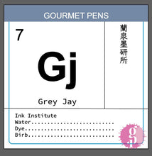 Load image into Gallery viewer, Gourmet Pens x Ink Institute - 07 Grey Jay Ink
