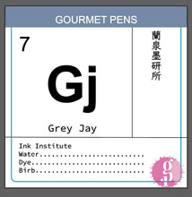 Load image into Gallery viewer, Gourmet Pens x Ink Institute - 07 Grey Jay Ink