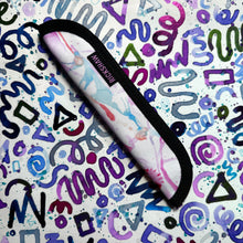 Load image into Gallery viewer, Rickshaw Bagworks - Macaron Dreams Solo Pen Sleeve - Raspberry Plush