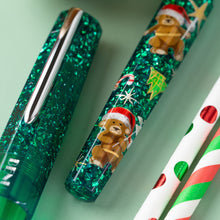 Load image into Gallery viewer, BENU Euphoria Fountain Pen - Bear-y Merry Christmas (Limited Edition)