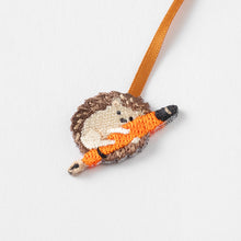 Load image into Gallery viewer, Midori Embroidery Bookmarker - Hedgehog