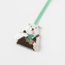 Load image into Gallery viewer, Midori Embroidery Bookmarker - Polar Bear