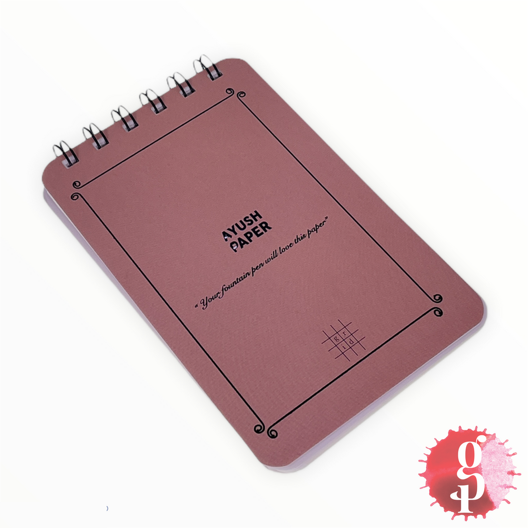 Ayush Paper Pocket Notepad - Grid