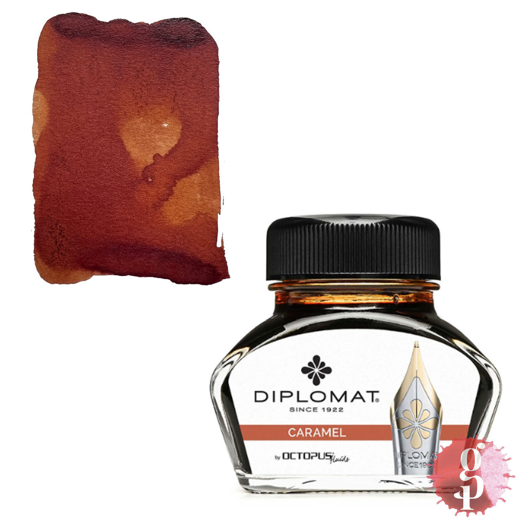Diplomat Caramel Brown - 30ml Bottled Ink