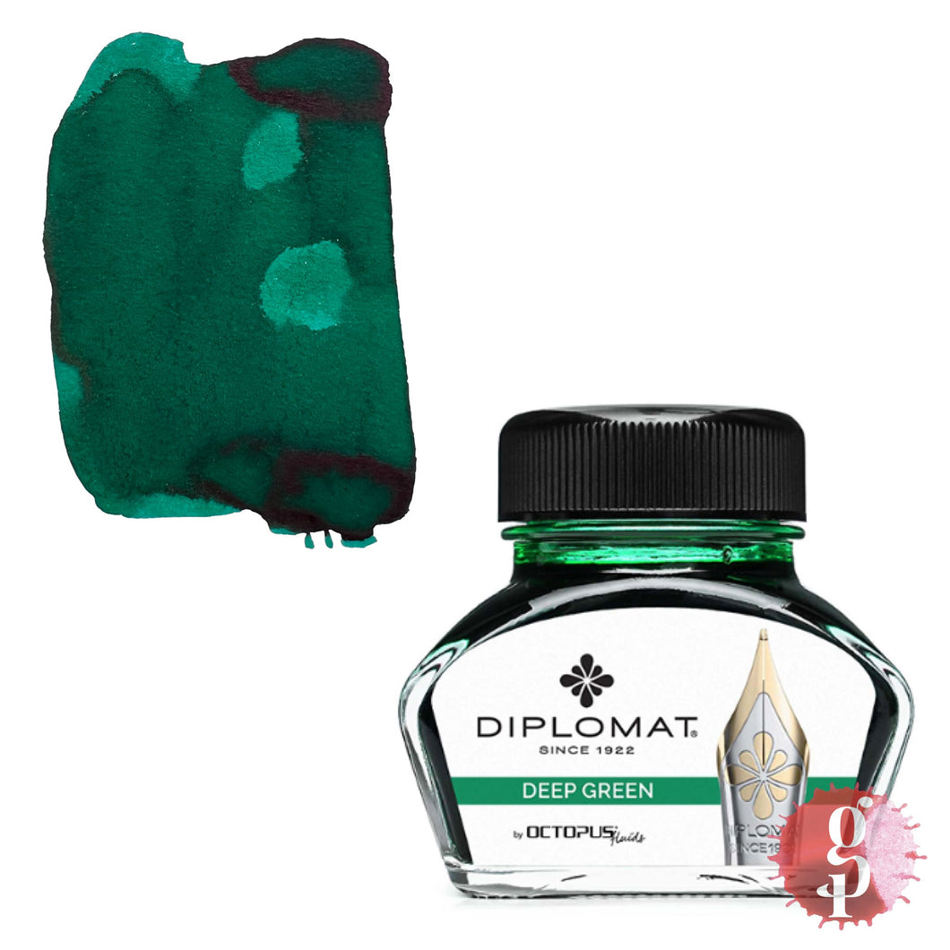 Diplomat Deep Green - 30ml Bottled Ink