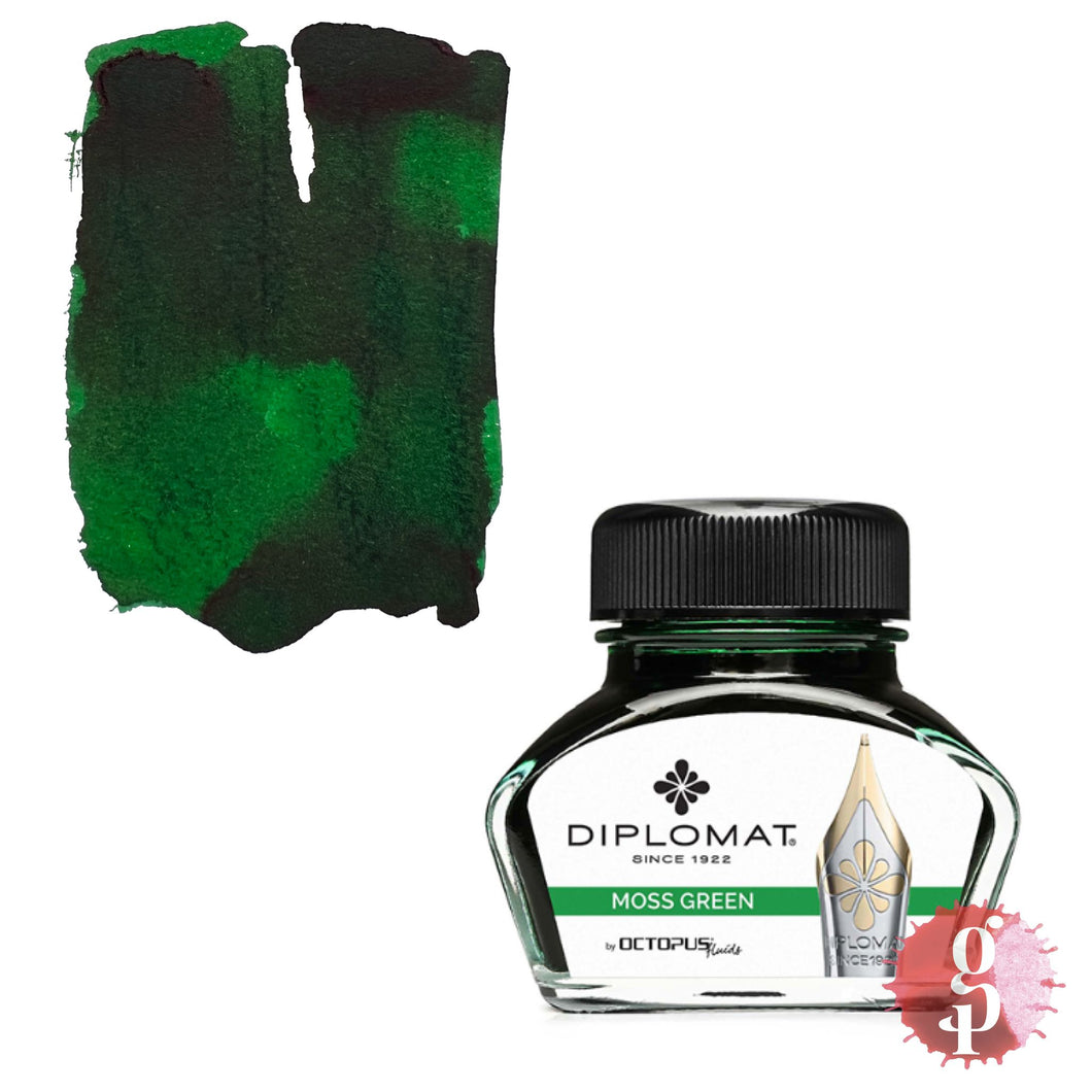 Diplomat Moss Green - 30ml Bottled Ink