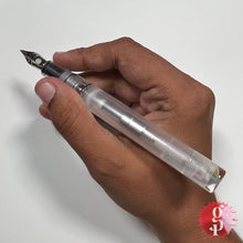 Load image into Gallery viewer, Fine Writing International Fenestro Demonstrator Fountain Pen - Gold