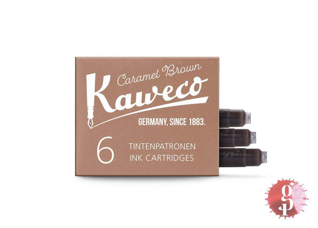 Kaweco Ink Cartridges - Caramel Brown