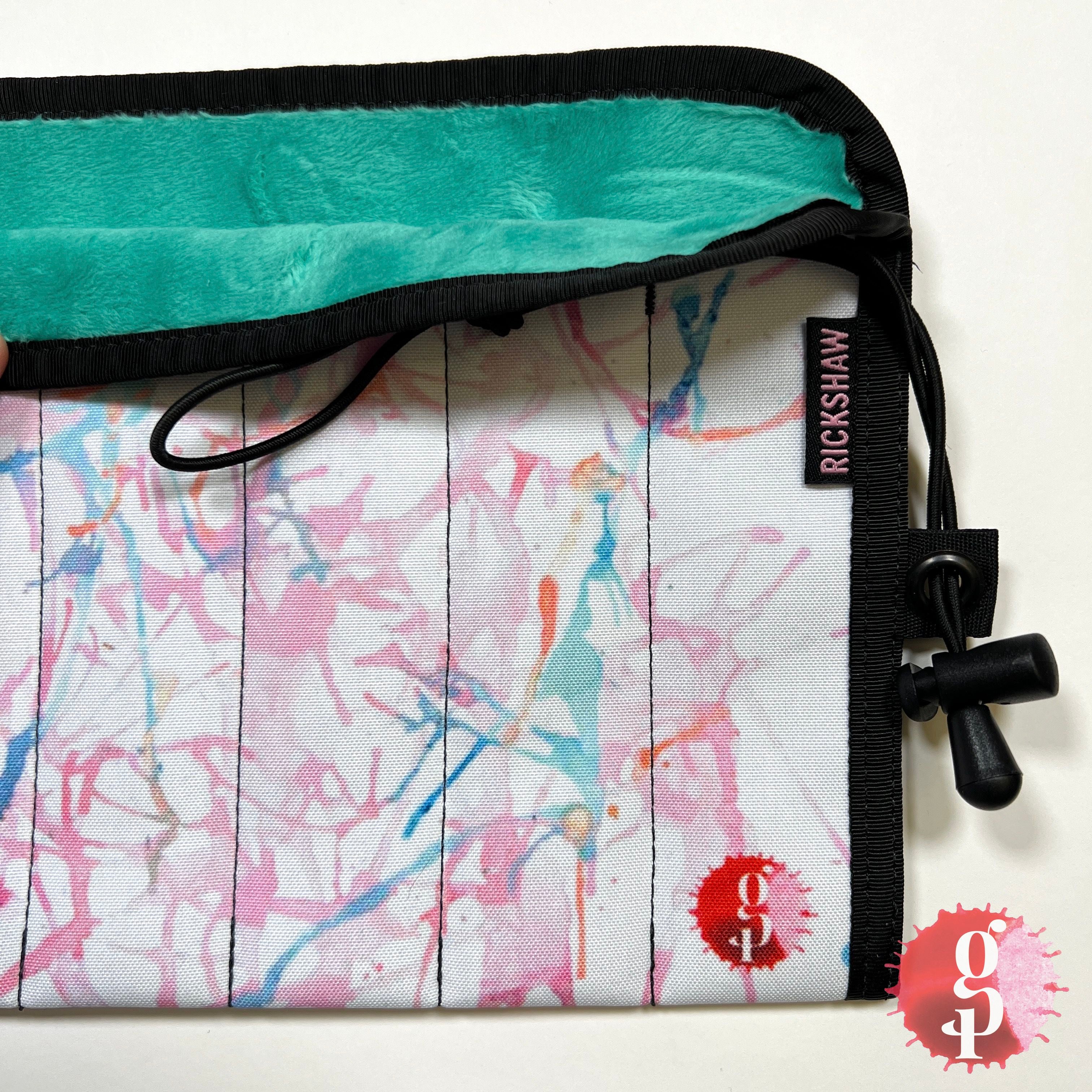 Rickshaw Bagworks - Macaron Dreams Simple Six Pen Roll - Sea Foam