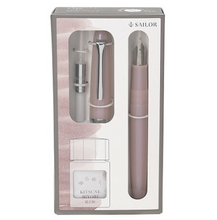 Load image into Gallery viewer, Sailor Profit Jr. +10 Yurameku Fountain Pen Set Kitsune Biyori