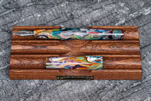 Load image into Gallery viewer, The Pen Bed Wooden Fountain Pen Stand - Mahogany