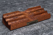 Load image into Gallery viewer, The Pen Bed Wooden Fountain Pen Stand - Mahogany