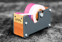 Load image into Gallery viewer, Galen Leather Wooden Multi Washi Tape Dispenser - Mahogany - Small