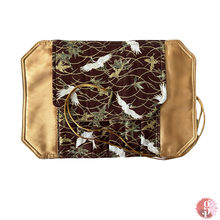 Load image into Gallery viewer, Burgundy & Gold Six Pen Deluxe Kimono