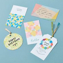 Load image into Gallery viewer, Hitotoki Masking Tape Book Card Postcard - Pattern 004