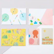 Load image into Gallery viewer, Hitotoki Masking Tape Book Card Postcard - Plain 001