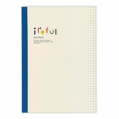 Sakae Technical Paper Iroful Notebook - A5 Grid 96 Pages