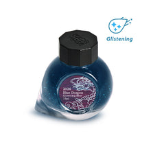 Load image into Gallery viewer, Colorverse 2024 Blue Dragon Glistening Blue 15ml Bottled Ink
