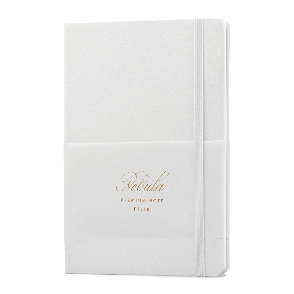 Nebula Note Premium Notebook - Blank - Snow White