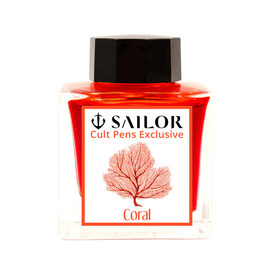 Sailor Cult Pens Living Coral Ink 4ml Sample Gourmet Pens Shop