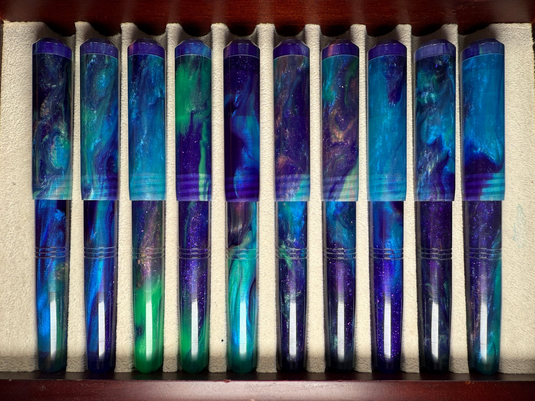 Franklin-Christoph Model 31 Cosmic Collision V2 Fountain Pen