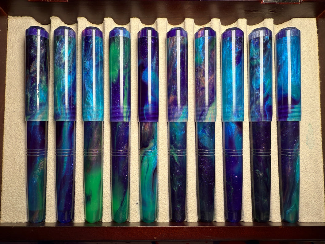Franklin-Christoph Model 31 Cosmic Collision V2 Fountain Pen
