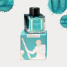 Load image into Gallery viewer, Laban - Greek Mythology - Poseidon Green 50ml Bottled Ink
