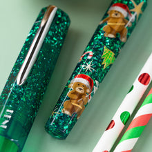 Load image into Gallery viewer, BENU Euphoria Fountain Pen - Bear-y Merry Christmas (Limited Edition)
