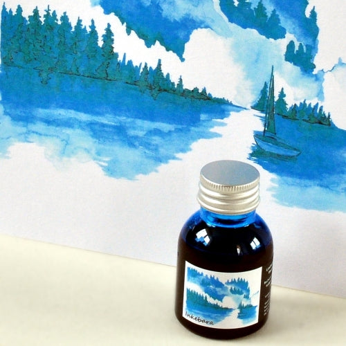 Inkebara Special Edition Foggy Blue - 60ml Bottled Ink