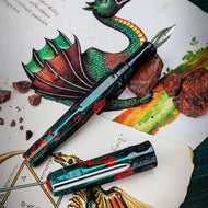 Benu Talisman - Dragon's Blood Fountain Pen