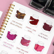 Wearingeul  Notepad Ink Color Swatch Book - A5