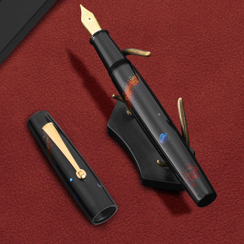 Tianzi Maki-e Urushi Lacquer Fountain Pen – Gourmet Pens Shop