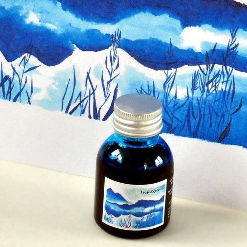 Inkebara Special Edition Evening Blue - 60ml Bottled Ink