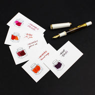 Wearingeul Ink Color Chart Card - Horizontal