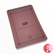 Load image into Gallery viewer, Ayush Paper 8.5&quot;x5.5&quot; Notepad - Grid
