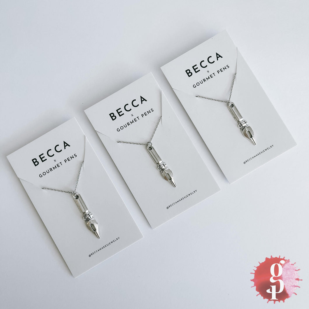 Becca Makes x Gourmet Pens Necklace - Nib