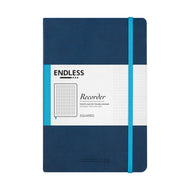 Endless Recorder - Deep Ocean Blue - Tomoe River - Squared