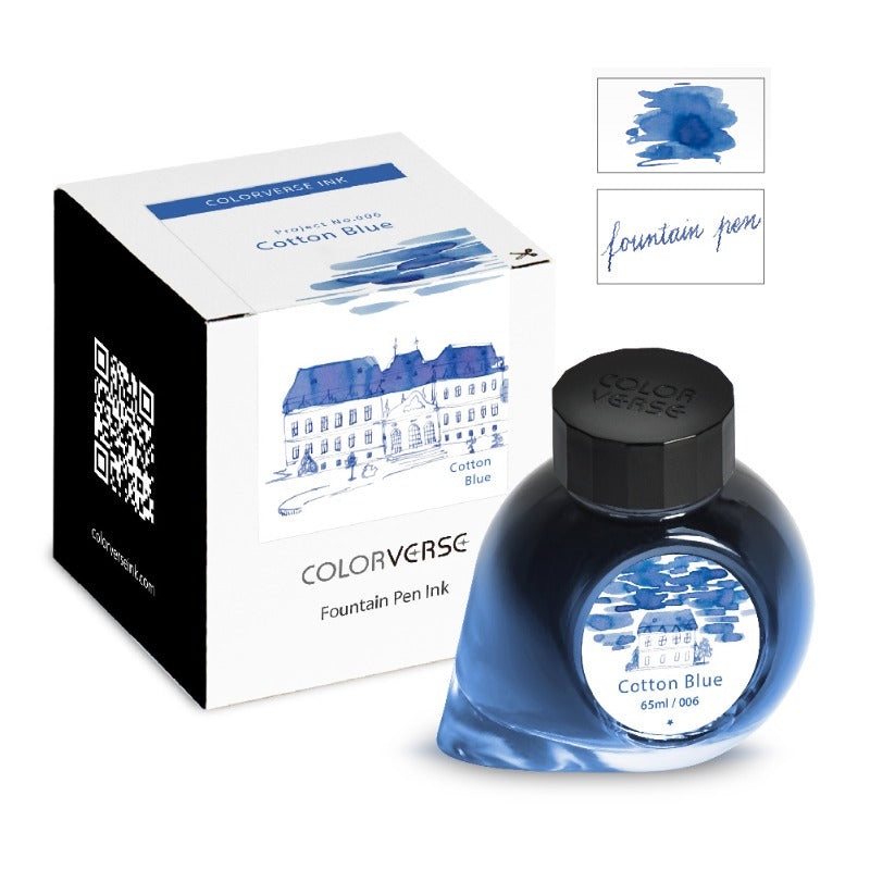 Colorverse Project Ink - Cotton Blue - 65ml Bottled Ink