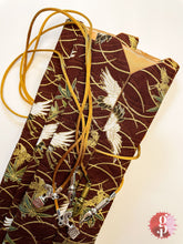 Load image into Gallery viewer, Burgundy &amp; Gold Double Kimono
