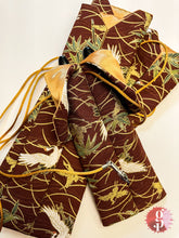 Load image into Gallery viewer, Burgundy &amp; Gold Double Kimono
