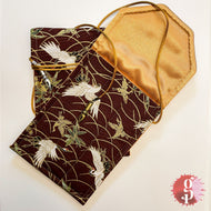 Burgundy & Gold Triple Kimono