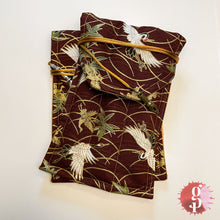 Load image into Gallery viewer, Burgundy &amp; Gold Triple Kimono

