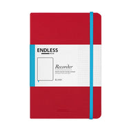 Endless Recorder - Crimson Sky Red - Tomoe River - Blank