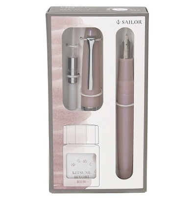 yura Sailor Profit Jr. +10 Yurameku Fountain Pen Set Kitsune